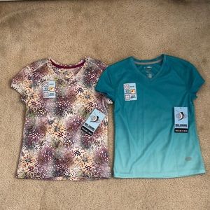 Girls Set of 2 Freeline V-neck T-shirts NWT